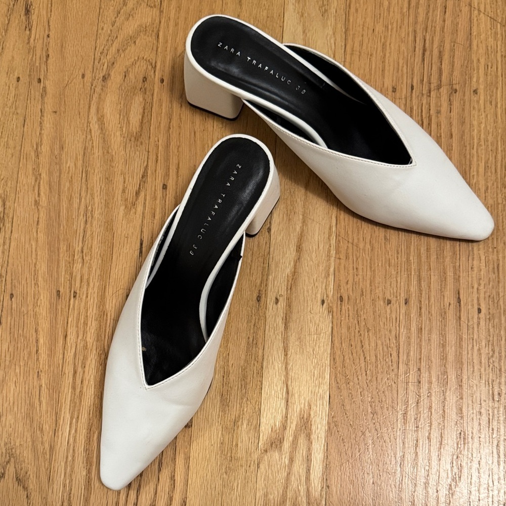 Zara Cream Women's Mules